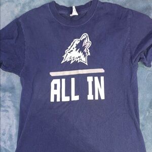 Port and Company Blue 'All In' Kids Tee